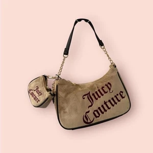 Juicy Couture Pecan Chocolate Better Together Hobo 2:1 Shoulder Bag And Mini Bag - Picture 1 of 9