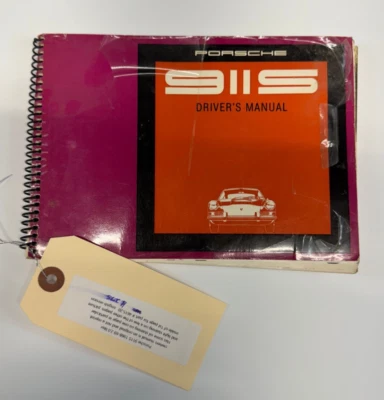 Porsche 911S 1968-69 2.0 Liter Drivers Manual ORIGIONAL 1968 Edition! - Image 1 of 4