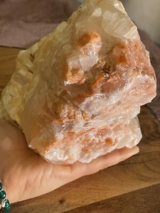 Natural Raw Calcite (Red) Stone/ Healing Crystal / 5 Lbs. 15.2 Oz./ 2,692 grams - Picture 1 of 11