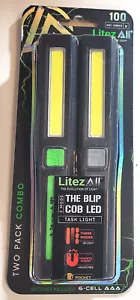 LitezAll Blip 100 Lumen Handheld COB LED Work Light - 2 Pack - Picture 1 of 2