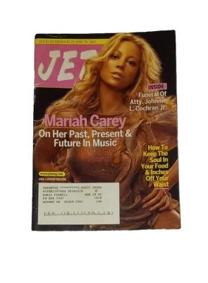 Jet Magazine Mariah Carey Johnnie Cochran's Funeral April 25, 2005 - Image 1 of 2