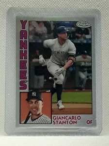 Giancarlo Stanton 2019 Topps Chrome Baseball - 1984 Retro - New York Yankees - Picture 1 of 2