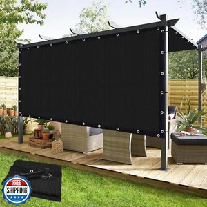 KANAGAWA 90% Sun Shade Cloth 6'X 20' Outdoor Pergola Shade Cover Canopy with - Picture 1 of 5