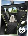  4-in-1 Dog Car Seat Cover, 100% Waterproof Scratchproof standard Black-Green