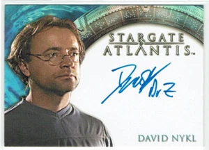 Stargate Atlantis Temporada 1 Uno Autógrafo Automático David Nykl como Dr. Radek Zelenka - Imagen 1 de 3