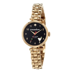 kate spade new york holland three-hand gold-tone stainless steel watch ksw1806 - Picture 1 of 5