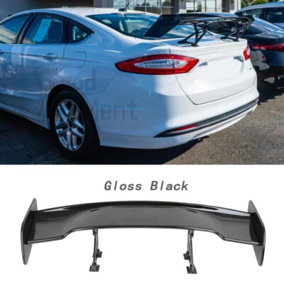 Para Ford Fusion 46" GT Style preto brilhante porta-malas spoiler traseiro corrida asa lábio ABS - Imagem 1 de 4