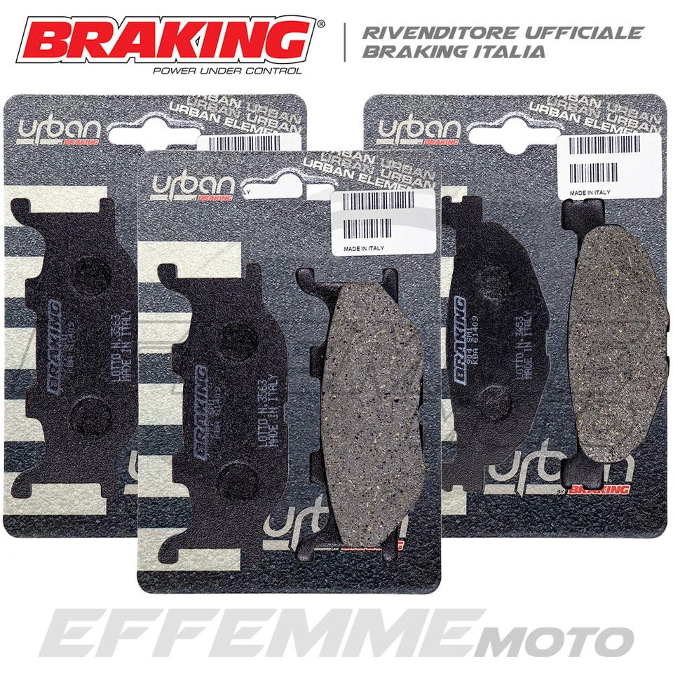 Pastiglie YAMAHA Majesty 400 2005-2013 Con/Senza Abs (Kit Ant.+ Post. BRAKING) - Immagine 1 di 1