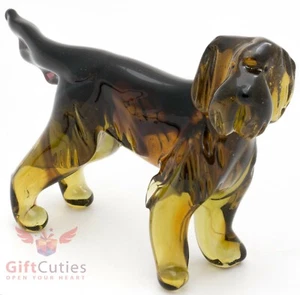 Art Blown Glass Figurine of the Otterhound dog - Picture 1 of 8