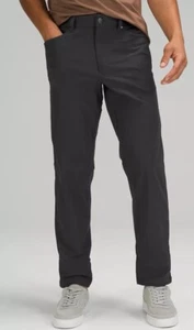 Lululemon ABC Hose Herren Größe 34 x 32 schwarz Warpstreme klassische Passform Performance - Bild 1 von 15