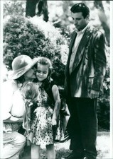 Meg Ryan, Andy García, Mae Whitman and Tina Majorino - Vintage Photograph