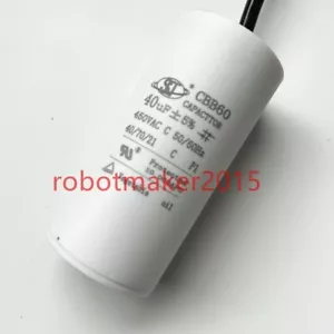 CBB60 40MFD 40uF 450VAC 450V Motor Start HVAC Capacitor with wire For washer - Picture 1 of 3