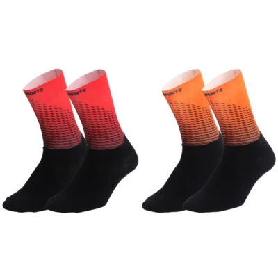 Calcetines de ciclismo de carretera para hombres y mujeres Montar Bicicleta Deportes Calcetines al tobillo XC BMX MTB Foto 1 de 4