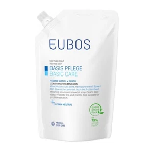 EUBOS BASIS PFLEGE FLÜSSIG WASCH + DUSCH NACHFÜLLBEUTEL, 400 ml, PZN 06347064 - Bild 1 von 1