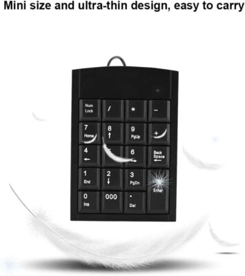 USB Number Pad Numpad Numeric Keypad Keyboard - Image 1 of 4