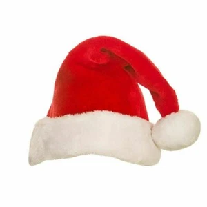 De lujo Súper Peluche Santa Claus Sombrero Papá Noel Elegante Vestido Accesorio - Imagen 1 de 1