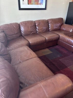Sofá coñac  Foto 1 de 4