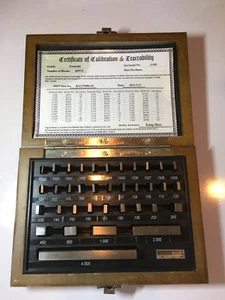 iGaging 36 pc Gauge Block Set ASME Grade AS-0 N.I.S.T. (NIST) Traceble Certified - Picture 1 of 3