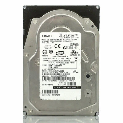 Hitachi Ultrastar 0B20915 147GB 15000 RPM 3.0Gbps SAS LFF HDD HUS151414VLS300 - Image 1 of 2