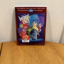 Inside Out 3D Blu-ray + Blu-ray + DVD + Digital HD - Sealed w/ Lenticular Slip!