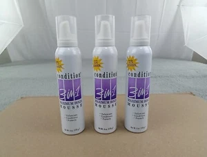 NEW 3x Condition 3 in 1 Maximum Hold Mousse with Sunscreen 6 oz - Picture 1 of 9