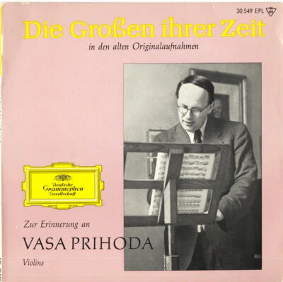 PRIHODA Violin PAGANINI Variations SMETANA From Homeland DGG EPL-30549 1938/39 - Image 1 of 3