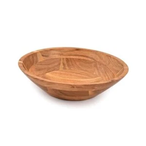 Acacia Wood Serving Bowl, Fruit Bowl, Friendly and Perfect for Salad, - Picture 1 of 7