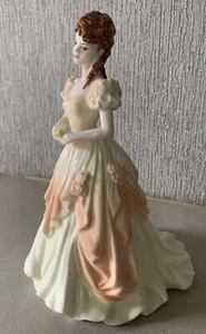 COALPORT LADY DOLL FIGURE KAREN 1996 LADIES OF FASHION   PERFECT 8.25" # A - Picture 1 of 8