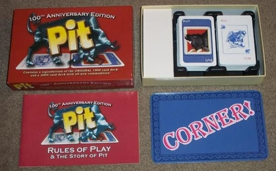 100TH ANNIVERSARY EDITION PIT CARD GAME WITH REPRODUCTION OF ORIGINAL 1904 CARDS - Image 1 of 3