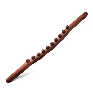 10 Perlen Guasha Scraping Stick HolzmassagegeräTe für Nacken- und RüCkensch6605 - Bild 1 von 10