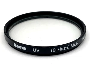 Hama UV (0-Haze) M55 (IV) Filter 55Mm Circular Filter Thread - Picture 1 of 1