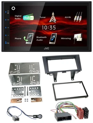 JVC USB Bluetooth MP3 DAB 2DIN Autoradio für Honda CR-V RE5/RE6/RE7 06-12 - Bild 1 von 4