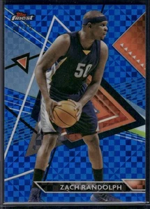 2023-24 Finest Zach Randolph Blue Checkerboard Uncommon /75 - Picture 1 of 2