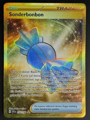 Sonderbonbon 256/198 | Karmesin und Purpur | SVI | Gold Rare | Pokemon TCG | NM - Bild 1 von 2