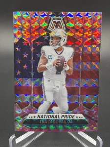 2024 Panini Mosaic Tua Tagovailoa National Pride Camo Pink Prizm No. 251 - Picture 1 of 10