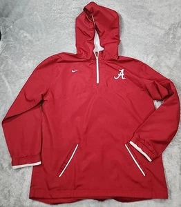 Alabama Crimson Tide Nike Chaqueta Para Hombres XL Pullover Rompevientos 1/4 Cremallera Sudadera con Capucha - Imagen 1 de 11