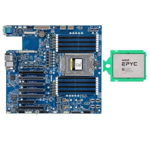 AMD EPYC 7D13 36C/72T+Gigabyte MZ32-AR0 8-Channel DDR4 E-ATX Socket SP3 - Afbeelding 1 van 6
