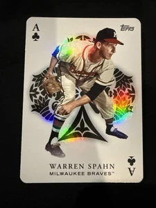 Actualización Topps 2023 All Aces #AA-61 Warren Spahn Salón de la fama Milwaukee Braves - Imagen 1 de 6