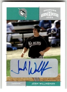 Donruss Team Heroes 160 2004 JOSH WILLINGHAM AUTO - Foto 1 di 2