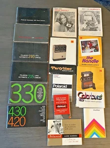 Group of Kodak and Polaroid Instant Camera instruction Books . - Picture 1 of 7