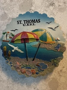 Vintage Souvenir St Thomas USVI Kühlschrankmagnet. (AJ) - Bild 1 von 2