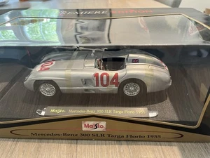 Mercedes Benz 300 SLR Targa Florio1955 1:18 Maisto Diecast Model Car - Picture 1 of 7