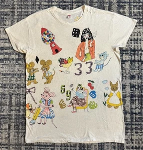 69tearz Vintage-Stil handgezeichnet handbemalt Tattoo Kunst Senior T-Shirt 2XL lang - Bild 1 von 15