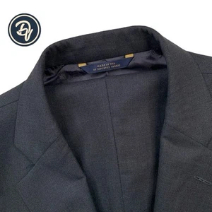 Mens 46 XL Brooks Brothers 1818 Madison X Estrato Solid Charcoal Grey Wool Suit - Picture 1 of 24