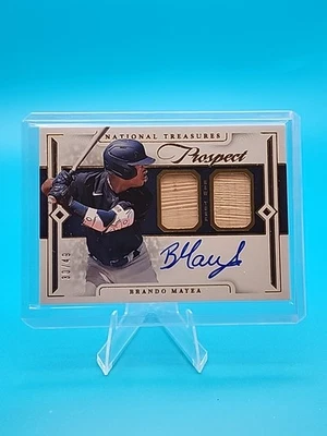 2024 Panini National Treasures Brando Mayea Bat Dual Relic /49 - Image 1 of 3