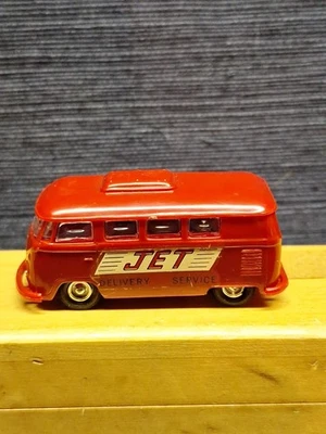 Autobús rojo vintage Lindberg Mini Lindy Volkswagen años 60 Nº 7 montado escala 1/64 Foto 1 de 4