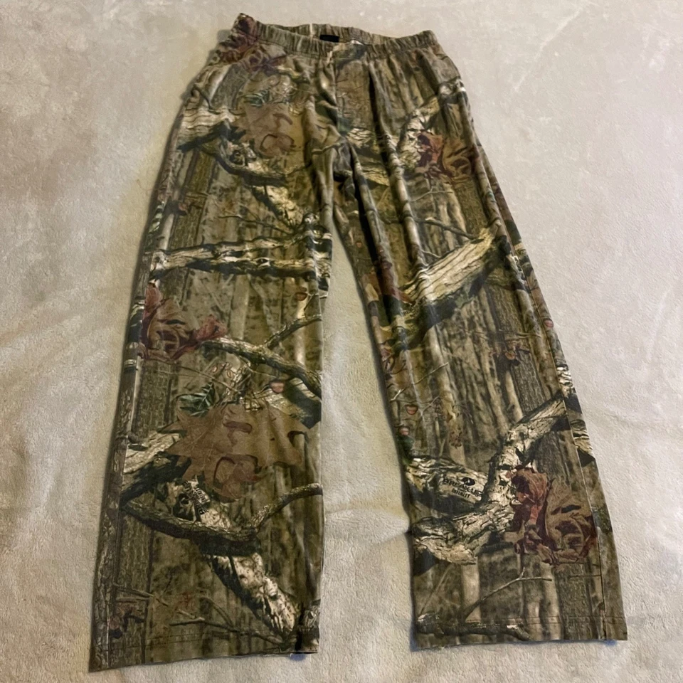 Mossy Oak BreakUp Infinity 迷彩休闲裤男式中号弹性腰袋 — 第 1/4 张图片