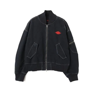 Womens Size M Air Jordan Renegade Rare Air Full Zip Flight Jacket IB2924-010 - Picture 1 of 8