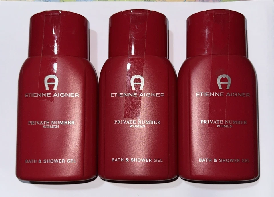 3  x   Etienne Aigner   PRIVATE NUMBER  WOMEN     Bath & Shower Gel - Bild 1 von 1