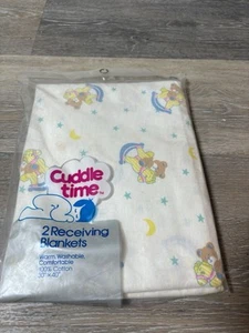 Cuddle Time Receiving Blankets New Vintage - Picture 1 of 2